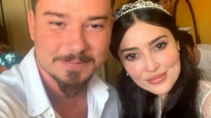 Beroemde actrice Melike İpek Yalova trouwde met Altuğ Gültan!