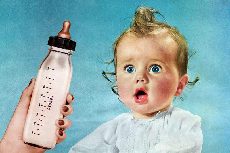 Flesje geven of borstvoeding geven? Hoe wordt een pasgeboren baby gevoed met een fles? Gebruik van flessen