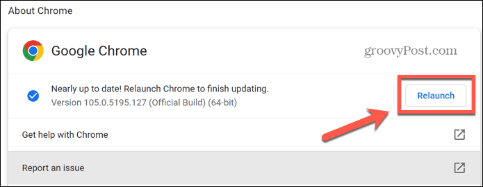 chrome opnieuw opstarten