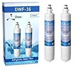 Dista - Waterfilterpatroon voor koelkast Compatibel met GE RPWF (niet voor RPWFE) (2 stuks)