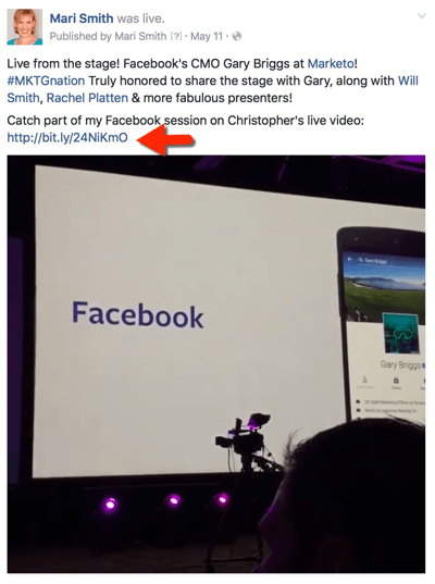 facebook live betrokkenheid