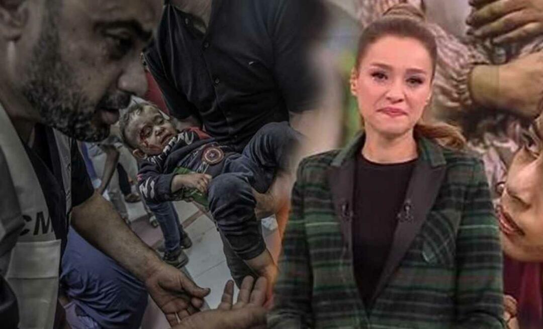 Nieuwspresentator Cansın Helvacı kon haar tranen niet bedwingen terwijl ze verslag deed van het bloedbad in Gaza!