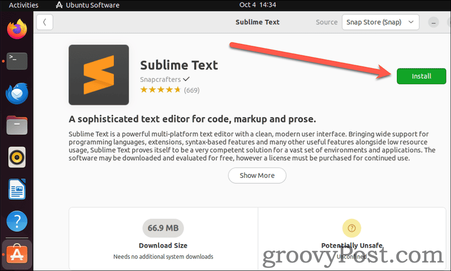 Installeer Sublime Text op Ubuntu