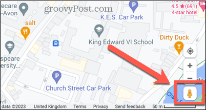 google maps straatweergave icoon