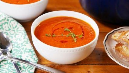 Hoe tomatensoep het gemakkelijkst te maken? Tips om thuis tomatensoep te maken