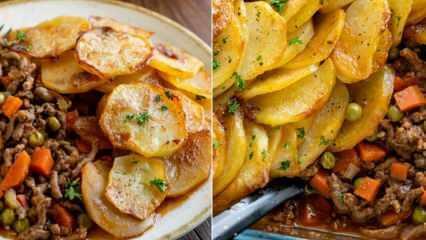 Hoe maak je vlees- en aardappeltaart? Recept voor Turks fruit met vlees en aardappelgebak