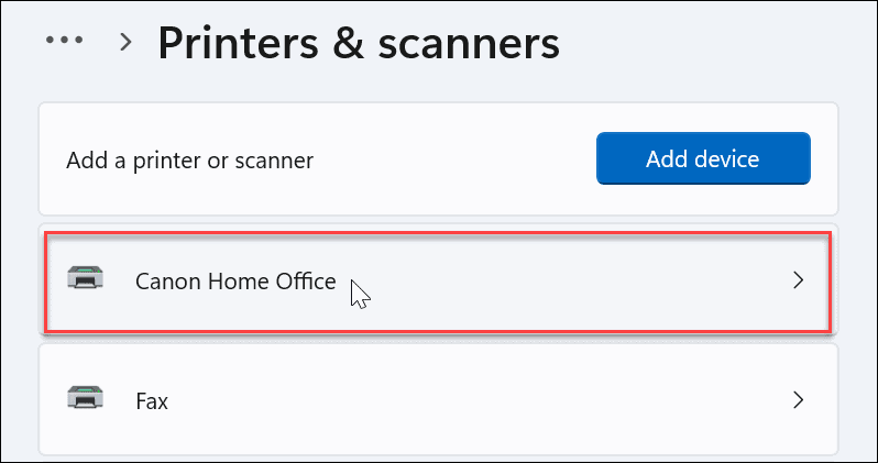 De naam van een printer wijzigen in Windows 11