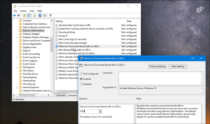 Groepsbeleid-editor Windows 10