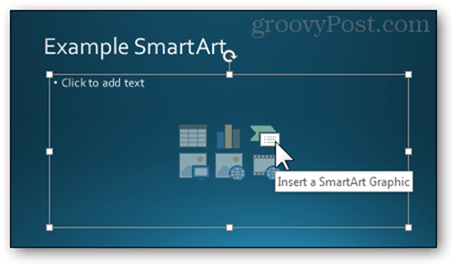 blanco tekstveld formaat dia stijl powerpoint 2013 invoegen smart art smartart grahpic nieuw maken