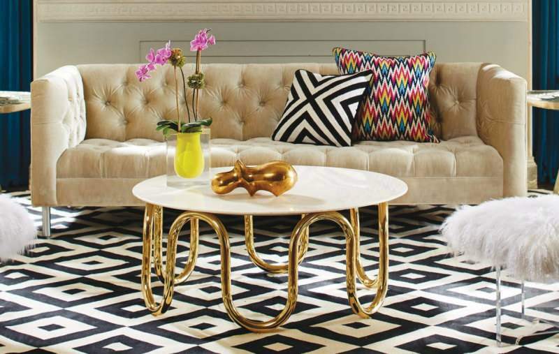 Nieuwe trend in decoratie: gouden meubelen