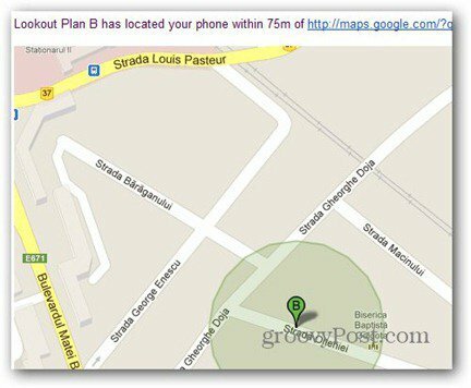 plan b smartphone locatie belangrijkste