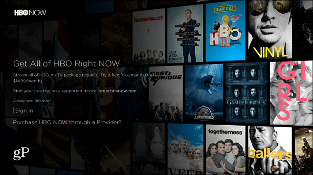 HBO Now Xbox-app