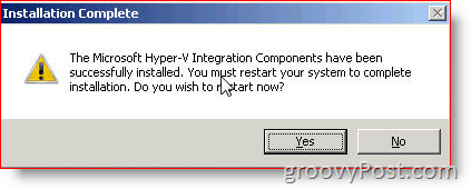 Installeer Hyper-V Integration Services