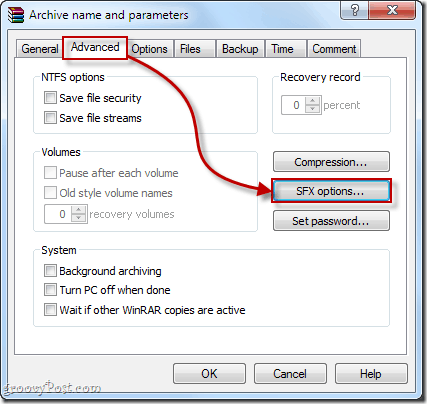 Maak offline installatieprogramma's met een WinRAR zelfuitpakkend archief
