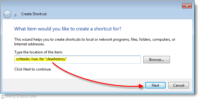 hoe u van een Windows-taak een snelkoppeling kunt maken