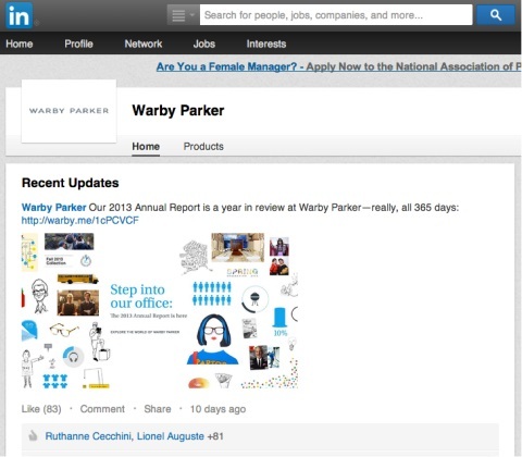 warby parker rapport