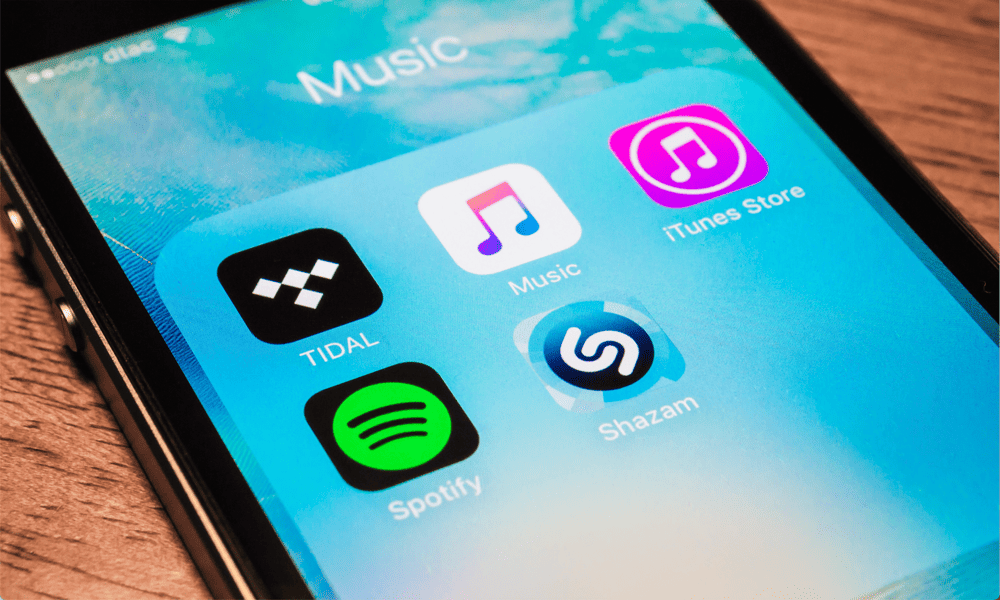 Shazam gebruiken met Apple Music Classical