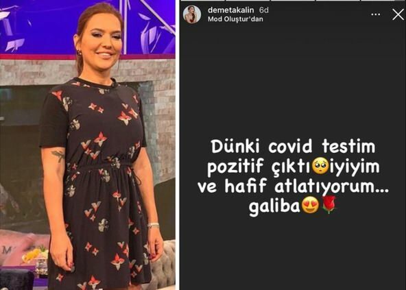 Na zijn ex-vrouw Okan Kurt kreeg ook Demet Akalın het coronavirus!