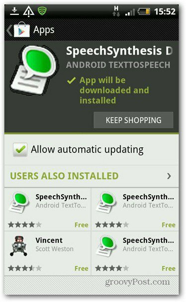 Android tekst naar spraak