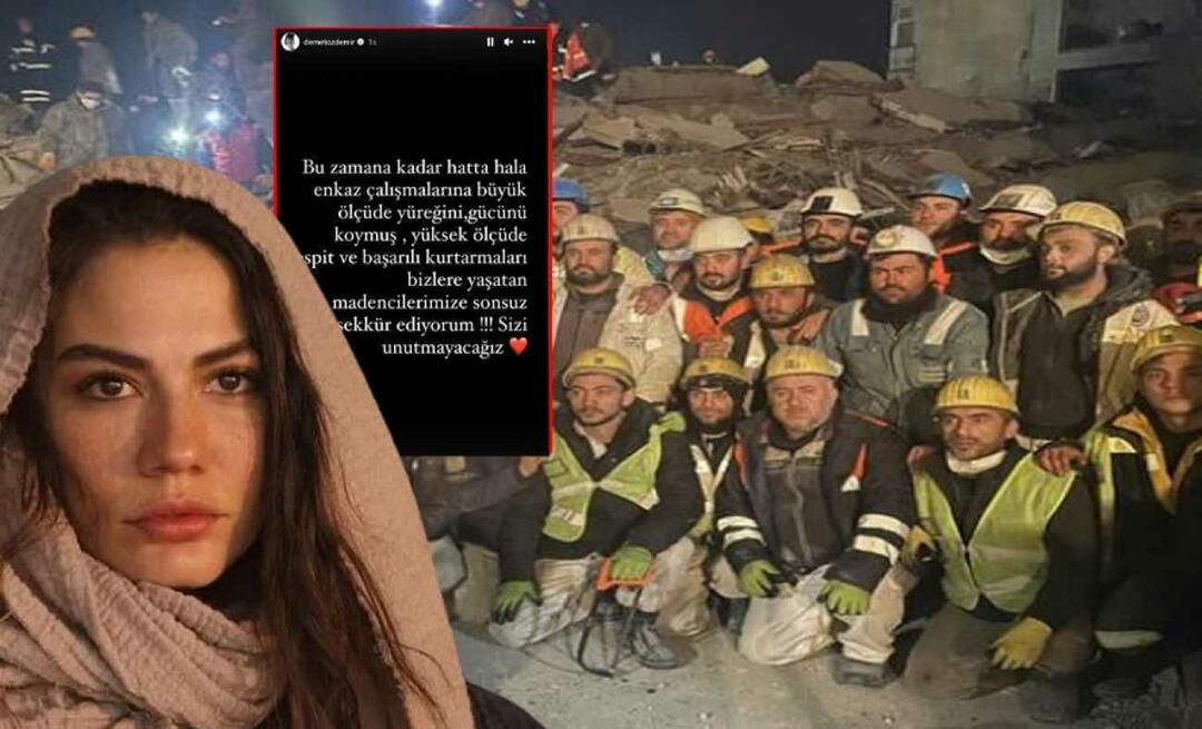Demet Özdemir bedankte de mijnwerkers die voor de aardbeving hebben gewerkt! "We zullen je niet vergeten"