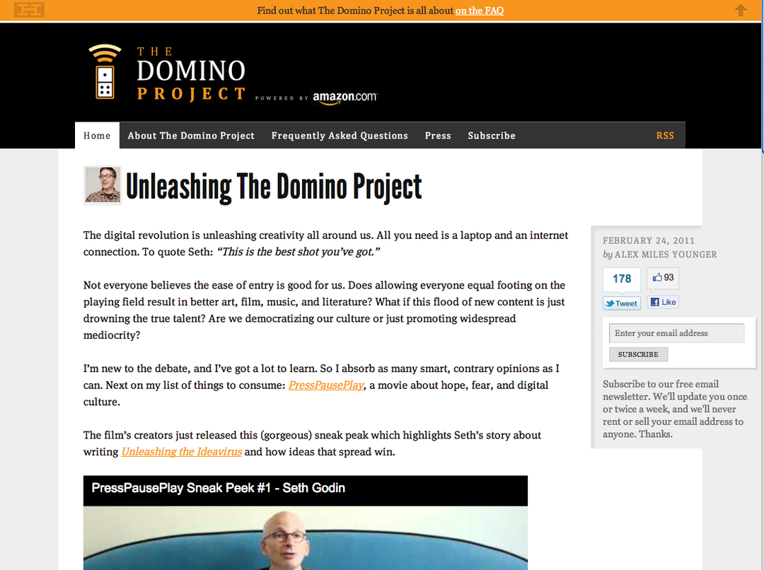 seth domino project