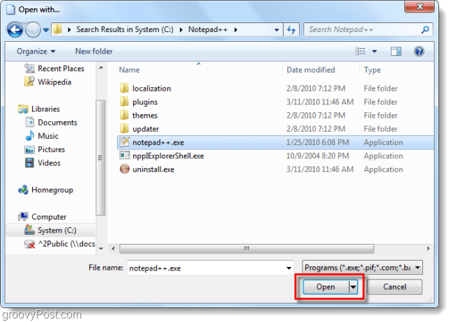 Programmakoppelingen toevoegen aan bestandstypen in Windows 7