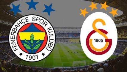 Fenerbahçe- Galatasaray derby poseert van fanatieke beroemdheden!