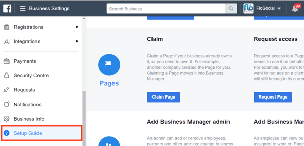 Gebruik Facebook Business Manager, stap 25.