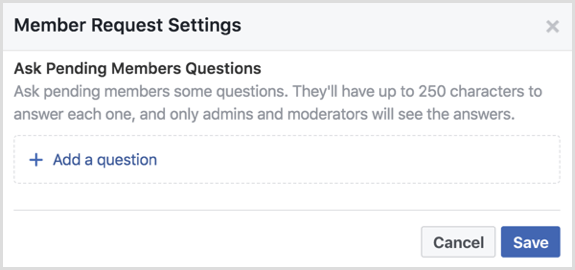 Facebook-groep stelt in afwachting van leden vragen