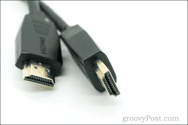 Voorbeeld HDMI-kabel
