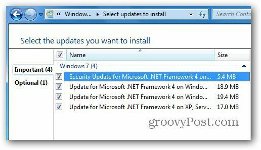 .NET Updates