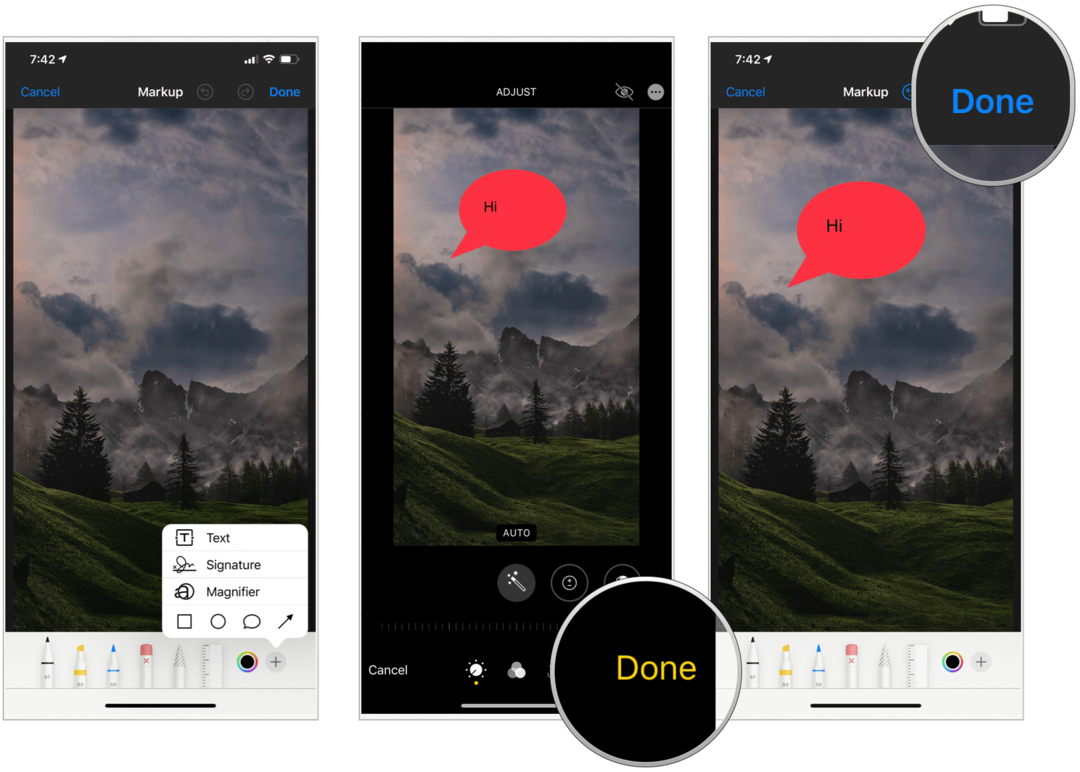 Hoe screenshots op iPhone en iPad te markeren