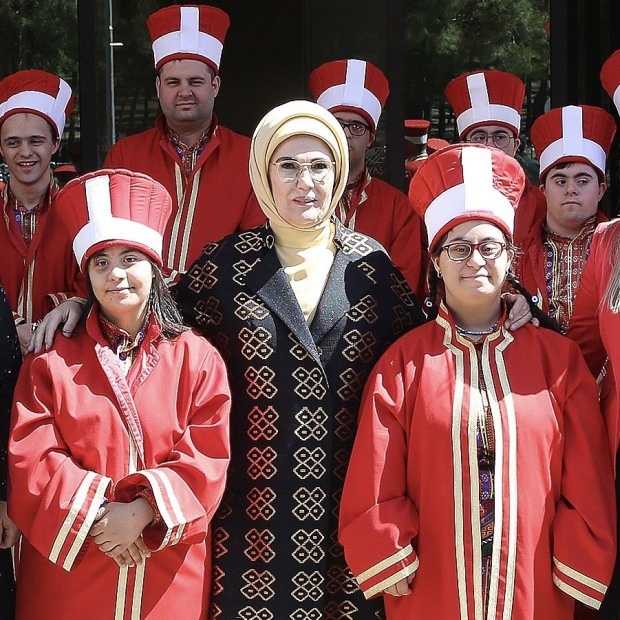 First Lady Erdogan opende het Centrum voor Gehandicapt Leven en Speciaal Onderwijs