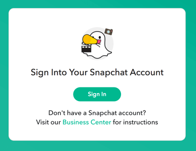 Log in met je Snapchat-inloggegevens.