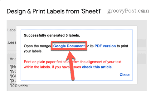google sheets-document