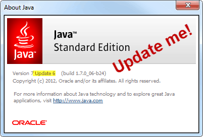 java standaard editie update 6
