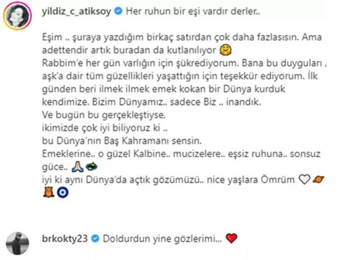 Zo vierde Yıldız Çağrı Atiksoy de verjaardag van Berk Oktay