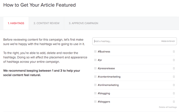 MissingLettr maakt automatisch een Twitter-campagne aan voor elk nieuw blogbericht dat u publiceert.
