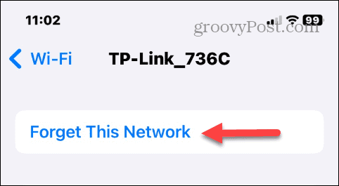 Vergeet een Wi-Fi-netwerk op een iPhone