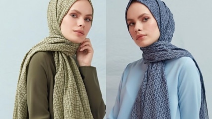 Suggesties voor het gebruik van trendy geometrische sjaals van 2018