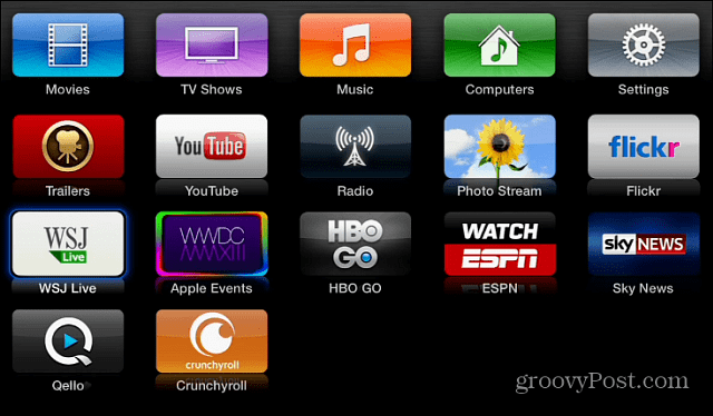 Nieuwe kanaal-apps Apple TV