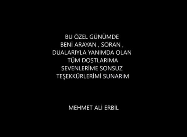 Eerste woorden van Mehmet Ali Erbil!