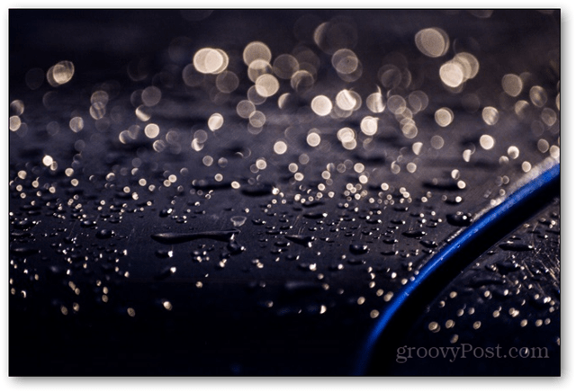 regendruppels water bokeh close-up zoomlens focus belichting foto bokeh onscherpe achtergrond fotografie-effect