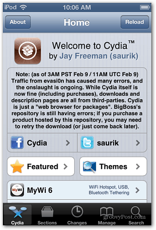 Welkom bij Cydia