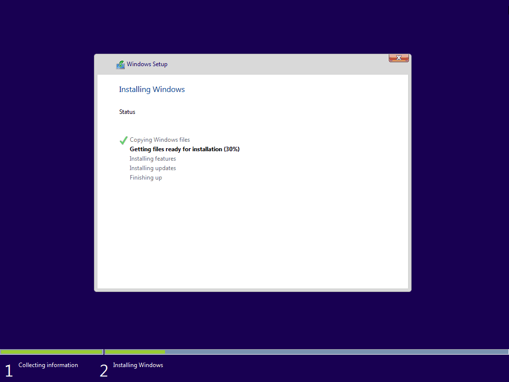 10 Windows installeren Windows 10 Schone installatie