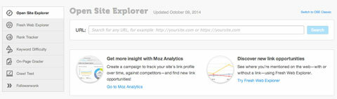 moz open site explorer tool