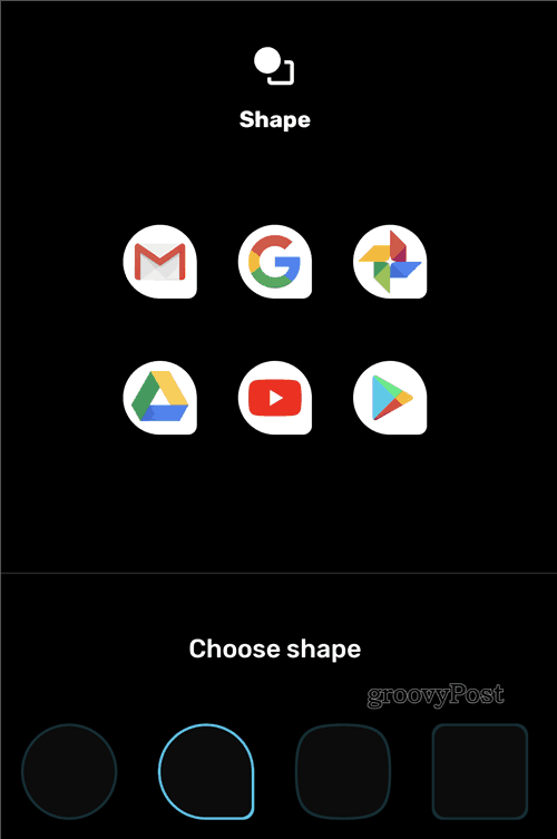 Google Pixel Style Menu-pictogram