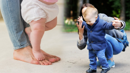 Hoe gemakkelijk kunnen baby's lopen? Waarom lopen baby's te laat? Loopsymptomen bij zuigelingen