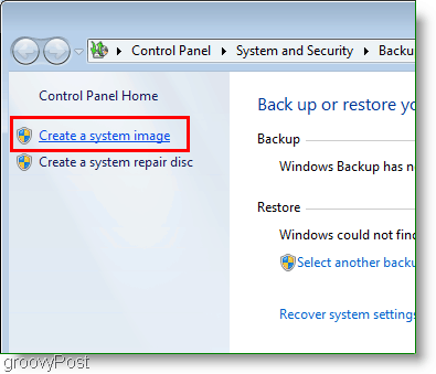 Windows 7: maak een systeemkopie-link