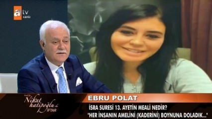 Ebru Polat sluit aan bij het programma van Nihat Hatipoğlu